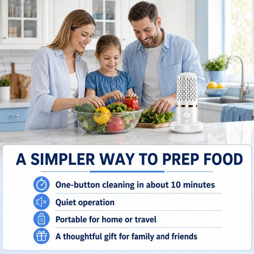 Cordless Ultrasonic Produce & Fruit Purifier