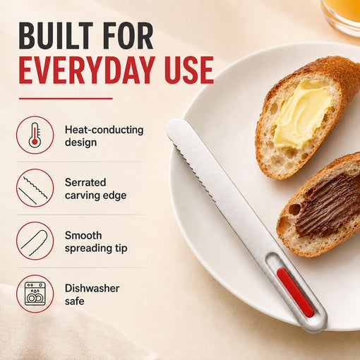 Smart Heat-Transfer Butter Spreader